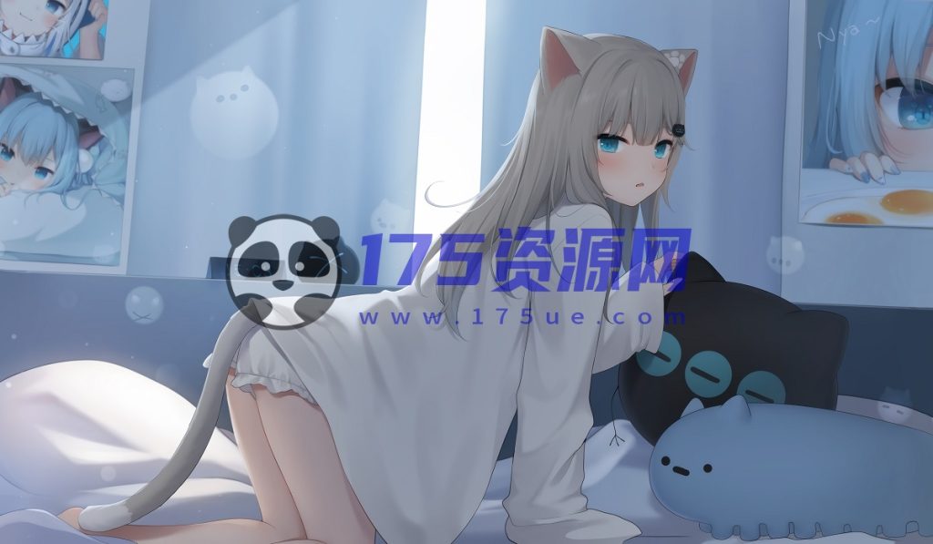 猫羽雫电脑壁纸 猫耳女孩 猫娘动漫壁纸 4K 分辨率4000*2336